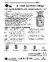 InSinkErator Garbage Disposal 1/21-1/4H.P owners manual user guide