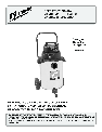 Intec Vacuum Cleaner 8940-20 owners manual user guide