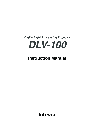 Integra Projection Television DLV-100 owners manual user guide