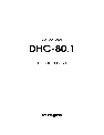 Integra Stereo Receiver DHC-80.2 owners manual user guide
