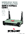 Intellinet Network Solutions Network Router Model 524490 owners manual user guide
