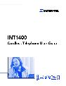 Inter-Tel Cordless Telephone INT1400 owners manual user guide
