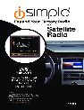 iSimple Car Satellite Radio System ISFD11 owners manual user guide