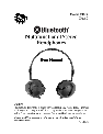 Jasco Headphones 86712 owners manual user guide