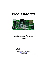 JDS Uniphase Network Card RS-232 owners manual user guide