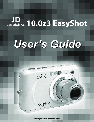 Jenoptik Digital Camera 10.0Z3 owners manual user guide