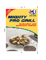 John Mills Cooktop Mighty Pro Grill owners manual user guide