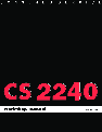 Jonsered Chainsaw CS 2240 owners manual user guide