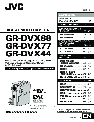 JVC Camcorder GR-DVX44 owners manual user guide
