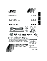 JVC Car Stereo System KD-HDR1 owners manual user guide