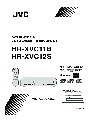 JVC DVD Player HR-XVC11BJ owners manual user guide
