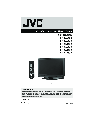 JVC Flat Panel Television LCT2224-001B-A owners manual user guide