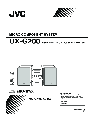 JVC Stereo System CA-UXG200 owners manual user guide