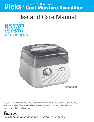 Kaz Humidifier V3900 owners manual user guide
