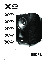 KEF Audio Speaker XQ10 owners manual user guide