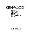 Kenwood Car Video System DDX7035 owners manual user guide