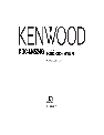 Kenwood CD Player KDC-M4524G owners manual user guide