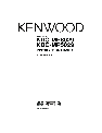 Kenwood CD Player KDC-MP5029 owners manual user guide