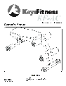 Keys Fitness Fitness Equipment KF-AC owners manual user guide