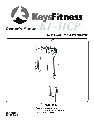 Keys Fitness Fitness Equipment KF-HCP owners manual user guide