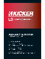 Kicker Speaker S12L3 owners manual user guide