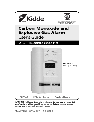 Kidde Carbon Monoxide Alarm KN-COEG-3 (900-01 13) owners manual user guide