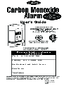 Kidde Carbon Monoxide Alarm KN-COPP-3-RC owners manual user guide