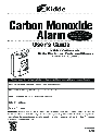 Kidde Carbon Monoxide Alarm KN-COPP-3 owners manual user guide