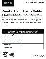 Kidde Smoke Alarm 820-0898 owners manual user guide