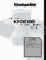 KitchenAid Coffee Grinder KPCG100 owners manual user guide