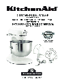 KitchenAid Mixer KSM7990 owners manual user guide