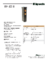 Klipsch Speaker RF-82 owners manual user guide