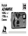 Kodak Film Camera 1600 Auto owners manual user guide