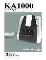 Krown Manufacturing Clock Radio KA1000 owners manual user guide