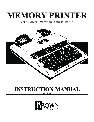 Krown Manufacturing Printer 2000D owners manual user guide