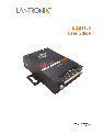 Lantronix Network Card UDS1100 owners manual user guide