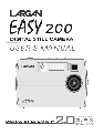 Largan Digital Camera EASY 200 owners manual user guide