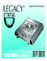 Legacy Car Audio Car Amplifier LA1080 owners manual user guide