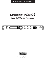 Lexicon DJ Equipment MPX 550 owners manual user guide