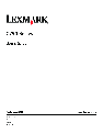 Lexmark Printer 47B0002 owners manual user guide