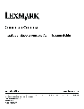 Lexmark Printer X792DE owners manual user guide