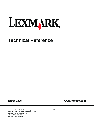 Lexmark Range C760 owners manual user guide