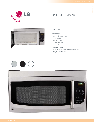LG Electronics Microwave Oven LMV2073 owners manual user guide