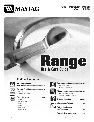 LG Electronics Range 800 owners manual user guide