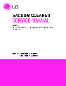 LG Electronics Vacuum Cleaner V-C7050HT owners manual user guide