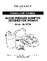 LifeSource Blood Pressure Monitor UA-787W owners manual user guide