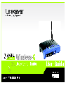 Linksys Network Router WRK54G (EU/LA) owners manual user guide