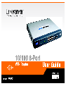 Linksys Switch RV082 owners manual user guide
