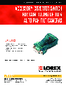LOREX Technology Switch ACC-RS232 owners manual user guide