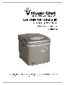 Magic Chef Ice Maker MCIM30TS owners manual user guide